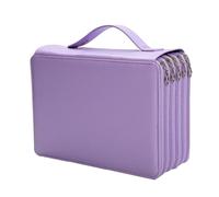CGUOHU Marker Organiser 1PSC 200/252 Hole Color Pencil Case Marker Holder Large Capacity Shockproof Artistic Office School Supplies Student Stationery Bag for Home Classroom(Purple,Large)