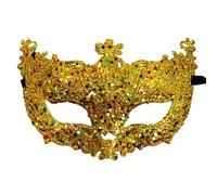 CGUOHU Masquerade Mask 6PCS Cosplay Mask Masquerade Face Sexy Prom Party Props Costume Nightclub Queen Eye(Gold)
