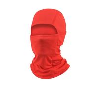 CGUOHU Ski Mask 2Pcs Ski Mask Cycling Full Face Cover For Men Women Solid Warmer Beanies Soft Fast-dry Helmet Liner Windproof(Red)