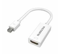 CGZZ Ultimate Mini DP (Thunderbolt) to HDMI Adapter, Compact 1080p Mini Display to HDMI Converter for MacBook Air, MacBook Pro, iMac, iMac Mini, Surface Pro Series - White