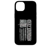CH-47 Chinook American Flag Helicopter Camo Chinook Case for iPhone 14 Plus