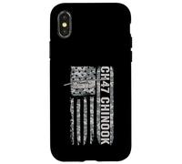 CH-47 Chinook American Flag Helicopter Camo Chinook Case for iPhone X/XS
