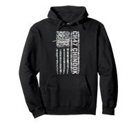 CH-47 Chinook American Flag Helicopter Camo Chinook Pullover Hoodie