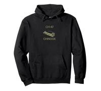 CH-47 Chinook Military Helicopter Pullover Hoodie