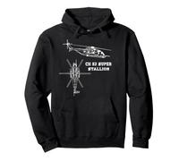 CH-53 Army Aviator Helicopter Military Helicopter Helicopter Pullover Hoodie