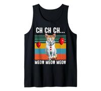 Ch Ch Ch Meow Meow Meow Funny Costume Halloween Cat Kitten Tank Top
