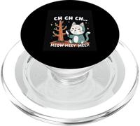 CH... MEOW MEEY MEEP. Whimsical Cat PopSockets PopGrip for MagSafe
