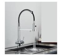 Ch Plated Double H Kitchen FaucetModern Hot & Cold Water Mixer Tap Stylish Design Filtered Pure Drinking Water for Home & Restaurant Use Quality