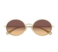 Ch0326S Oval Sunglasses - female - Chloé - Sunglasses - Yellow - 55 MM - Accessories 55 MM