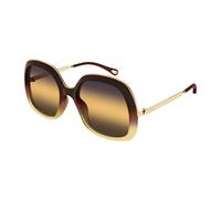 Ch0327S 003 Sunglasses - female - Chloé - Sunglasses - Yellow - 56 MM - Accessories 56 MM