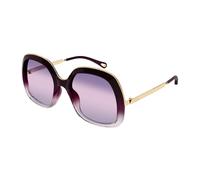 Ch0327S 004 Sunglasses - female - Chloé - Sunglasses - Purple - 56 MM - Accessories 56 MM