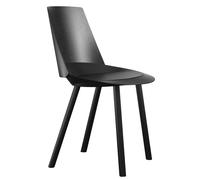 CH04 Houdini chair OAK PAINTED BLACK e15 SINGLE PIECES