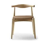 CH20 Elbow Chair upholstered Carl Hansen & Søn frame oak oiled seat leather thor 325 - 5715230559376
