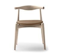 CH20 Elbow Chair upholstered Carl Hansen & Søn frame oak soaped seat leather thor 325 - 5714413973541