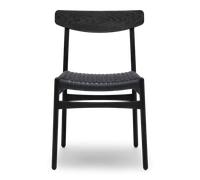CH23 Wooden Chair FSC™-certified Oak Black Cord Black Carl Hansen & Søn - 5714413823839