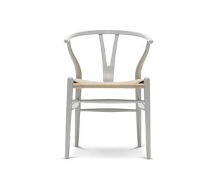 CH24 Wishbone Chair Chair CHS Soft Colors Carl Hansen & Søn Silver-grey - 5715397305779