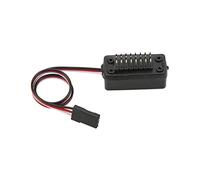 CH3 Three Channel Extender, RC Car Light Extender, One for Eight Port Hub Extender with Boost and Stable Voltage Function, Remote Control Switch for General Model Cars, Black Plast