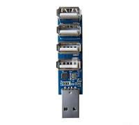 CH334F USB 2.0 4-Port Hub Compatible with Desktop Tower Laptops Ultrabooks and Small Form Factor PCs