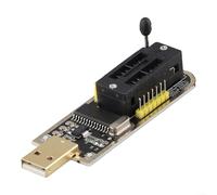 CH341A USB Programmer with UART Serial Interface Compatible with 24/25 Series Flash Modules for Reliable Microcontroller Programming