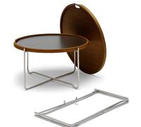 CH417 Tray side Table Carl Hansen & Søn Walnut top /Oak border oiled - 5714413527225