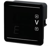 Ch72 Digital Panel Meter for Ac Voltage Current Frequency - 72x72mm Din Mount 50-500v / 0-100a / 0-99hz Flame-Retardant Housing Green Display(CH72-VA)