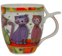 Cha Cult Porcelain Cat Coffee Mug, 0.35 liters