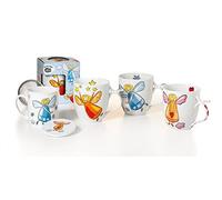 Cha Cult Porcelain Tea Cups with Guardian Angels