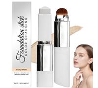 Cha/rtming Color Changing Foundation Stick,Full Coverage Cream Foundation with Brush,Cream Stick Korean Fou/ndation S/tick,Hydrating Colour Changing Fou/ndation Sti/ck for All Skin Types(Ivory)