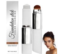 Cha/rtming Color Changing Foundation Stick,Full Coverage Cream Foundation with Brush,Cream Stick Korean Fou/ndation S/tick,Hydrating Colour Changing Fou/ndation Sti/ck for All Skin Types (Dark)