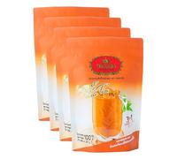 Cha Tra Mue 3 in 1 Instant Thai Iced Tea Mix Powder with Milk and Sugar, Thai Tea 20 x 20 g (Pack of 4)