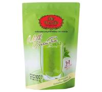Cha Tra Mue 3 in 1 Instant Thai Tea Milk and Sugar Mix Powder, Green Tea 5 x 20 g (Pack of 1)