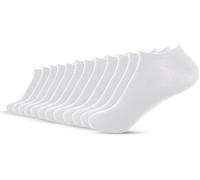CHAAL® 12 Men's Low Cut Trainer Socks mens No-Show Sport Socks Non-Slip invisible Sports sock's Everyday Casual invisible socks 6/12 Pairs Low Cut Trainer Sox White
