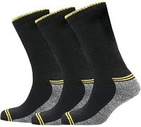 CHAAL® 3 Pairs Men's Work Diabetic Socks Heavy Duty Reinforced Heels & Toes Industrial Boot Socks Size 6-11