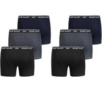 CHAAL ® 6 Boxer Shorts MultiPack Comfort Fit Trunks Mens Brief with Elastic Waistband Button Fly Boxer Shorts Everyday underwear loose fit 2 Button XXL Assorted
