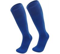 CHAAL® Men’s Football Socks Running and Walking Men Socks for Soccer and outdoor Games Men Knee High Football Socks Men Athletic Rugby Hockey Sport Socks Size 6-11 Royal Blue