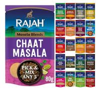 Chaat Masala by Rajah Spices | Chaat Masalo | Chaat Mashla | | 5 x 80g | or Pick Any 5 Rajah Spices