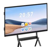 Chabatree Smart Board,55" UHD Touch Interactive Whiteboard, Digital Smart Boards Electronic Smart Whiteboard 4K Touchscreen for Classroom Home Office Studio (Wall Mount Included)
