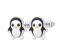 CHABER Real 925 Sterling Silver Stud Fashion Sweet Animal Penguin Stud Earring For Daughter Girl Birthday Gift Jewely