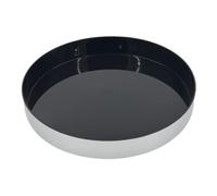 Chabrias 13" Bar Tray Bar Drinks Food Serving Carrier, Drinks Holder, Shot Platter, Round Carrier, Serving Platter, Waiters Aid, Perfect for, Gatherings, Restaurants, and Home (13" Tray)