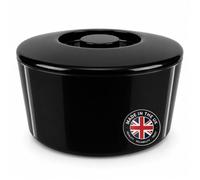 Chabrias Ltd 10 Litre Black Plastic Ice Bucket With Lid & Removable Draining Liner