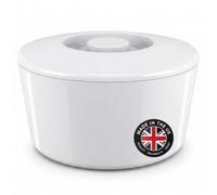 Chabrias Ltd 10 Litre Ice Bucket with Lid & Removable Draining Liner - UK MADE - Large Party & Bar Ice Bucket, Hard-Wearing Plastic for Home & Professional Use - White 10 Litre - Made in England