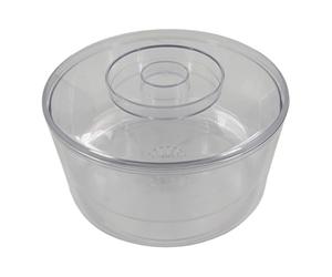 Chabrias Ltd 10L Ice Bucket With Lid & Removable Draining Liner UK Made Hard Wearing Plastic Construction, Ideal for both Home and Professional Use (Clear, 10 Litre)