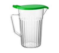 Chabrias Ltd 1400ml Polycarbonate Plastic Jug with Leakproof White Lid Virtually Unbreakable - BPA Free Large Water Jug & Drink Pitcher for Home or Bedside Use, Warm & Cold Safe - UK Made - 1400ml