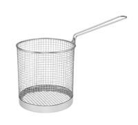 Chabrias Ltd 15cm Stainless Steel Food Strainer with Handle - Fine Mesh Strainer Sieve for Spaghetti, Vegetables, Noodles & Pasta - Durable Round Colander Basket for Kitchen & Catering Use