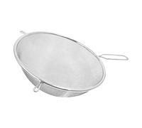 Chabrias Ltd 23cm Chrome Plated Bowl Strainer - Durable Fine Mesh Sieve with Handle Ideal for Straining, draining, Washing and Wide Range of Foods, with a fine mesh for Ease of use
