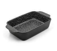 Chabrias Ltd 25cm Deep Non-Stick Ceramic Roasting Dish Medium 1.8L 25 x 15 x 6cm - Double Non-Stick Coated Baking Dish, Casserole & Lasagne Dish, Rectangular Oven Tray 250°C Scratch-Resistant Roasting