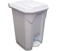 Chabrias Ltd 4 Pack 80 Litre White Step-On Waste Bin for Kitchen, Office, Medical, Clinical - Recycling Trash Can for Indoor/Outdoor, Home & Commercial Waste Disposal