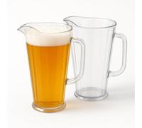 Chabrias Ltd. 4 Pint (2.3L) Beer Jug Polycarbonate Pitcher Jug - Unbreakable, BPA-Free Water & Beer, Versatile UK Made Fridge-Door Safe Kitchen Pitcher