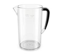 Chabrias Ltd 4 Pint Plastic Jug 2.2L Shatter Resistant Drink Pitcher for Beer - CE Marked - UK Made - Pimms, Water & Juice Jug - Dishwasher Safe Catering Bar Pub & Home Use Clear Serving Jug
