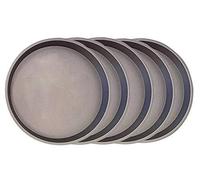 Chabrias Ltd 5X Long Life Victoria Sandwich Cake Tin Pan 7" (17.5cm) Superior Double Coated Non Stick, Fixed Base, Made in England